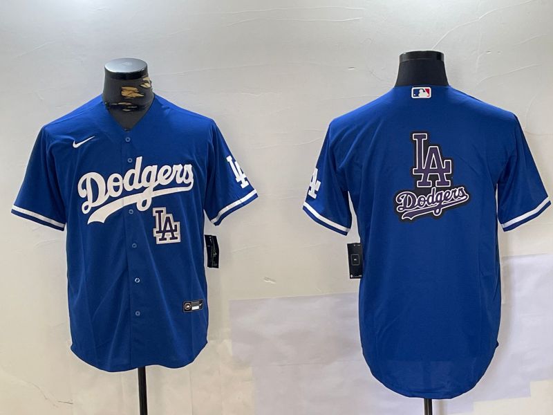 Men Los Angeles Dodgers Blank Blue Game 2024 Nike MLB Jersey style 10175->los angeles dodgers->MLB Jersey